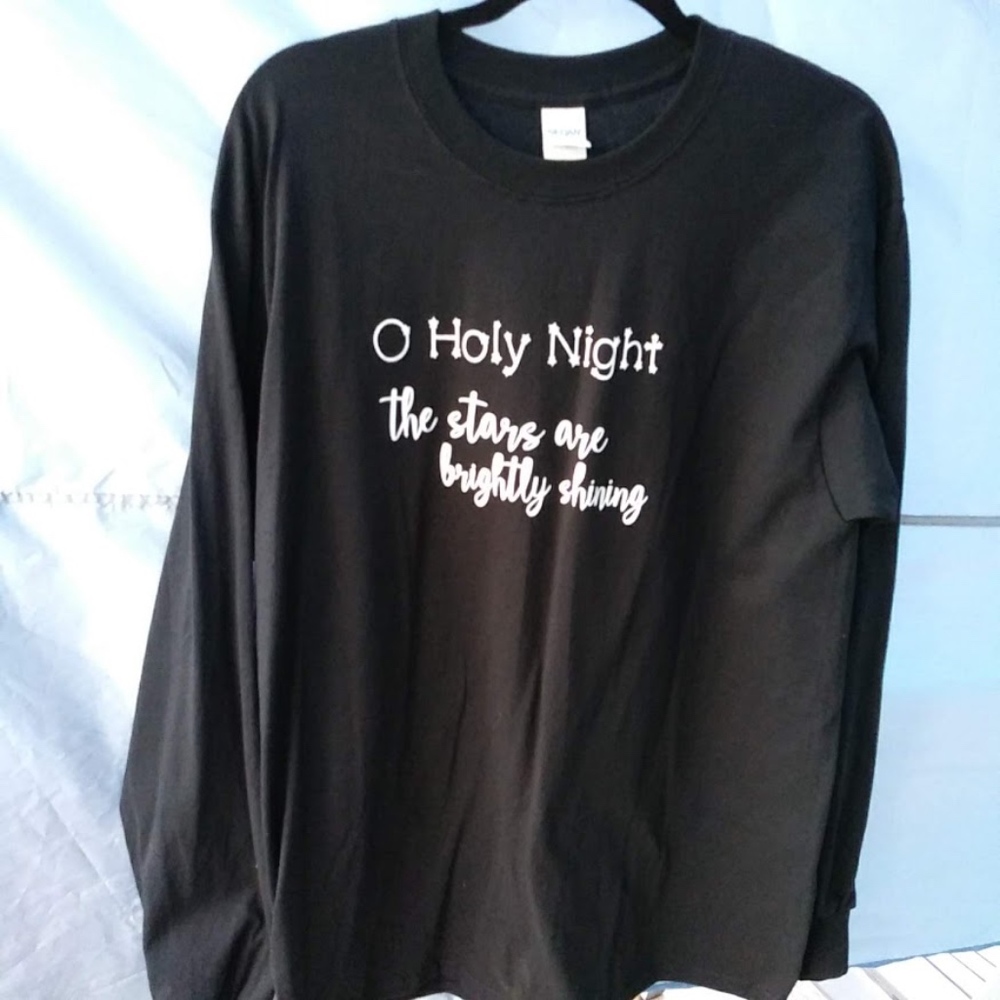 Unisex Holy Night Long Sleeve Tee - Picture 3 of 3
